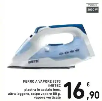 FERRO A VAPORE 9293 IMETEC