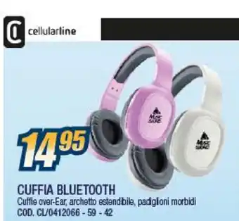 Cellularline Cuffia Bluetooth