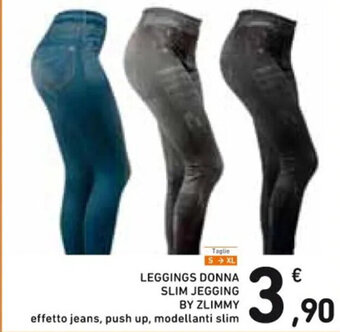 LEGGINGS DONNA SLIM JEGGING BY ZLIMMY