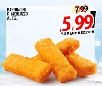 Il Genio Supermercato BASTONCINI DI MERLUZZO offerta