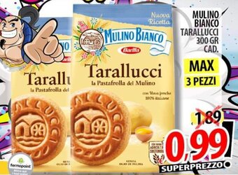 Il Genio Supermercato MULINO BIANCO TARALLUCCI 300 GR offerta