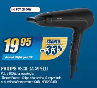 Sinergy Philips Asciugacapelli offerta