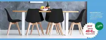 Interspar Sedia Marsiglia nera offerta