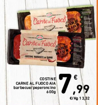 Spazio Conad COSTINE CARNE AL FUOCO AIA barbecue/peperoncino 600g offerta