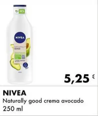 Iper Tosano NIVEA Naturally good crema avocado 250 ml offerta
