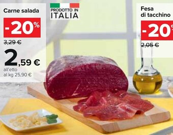 Carrefour Carne salada offerta