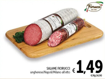 Spazio Conad SALAME FIORUCCI ungherese/Napoli/Milano offerta