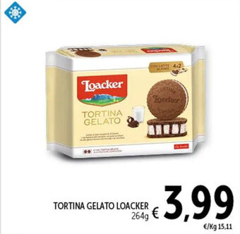 Spazio Conad TORTINA GELATO LOACKER 264g offerta