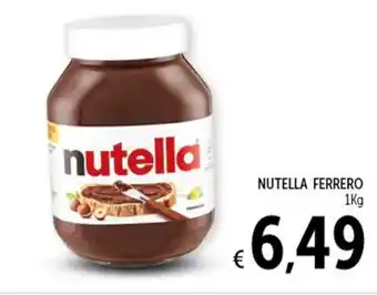 Spazio Conad NUTELLA FERRERO 1kg offerta