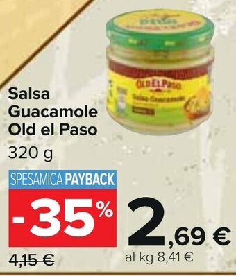 Carrefour Salsa Guacamole Old el Paso 320 g offerta