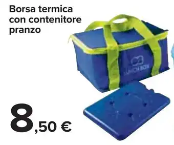 Carrefour Borsa termica con contenitore pranzo offerta