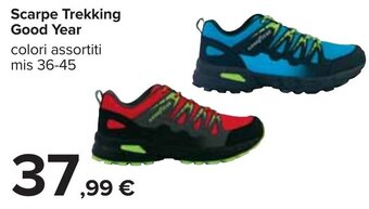 Carrefour Scarpe Trekking Good Year colori assortiti mis 36-45 offerta