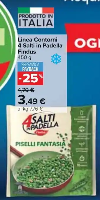 Carrefour Linea Contorni 4 Salti in Padella Findus 450 g offerta