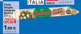 Carrefour Pasta Sfoglia integrale Buitoni 230 g offerta