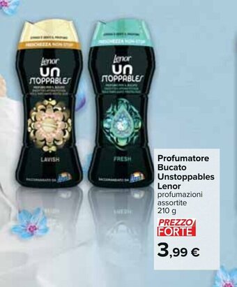 Carrefour Profumatore Bucato Unstoppables Lenor profumazioni assortite 210 g offerta