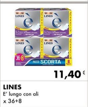 Iper Tosano LINES E' lungo con ali x 36 + 8 offerta