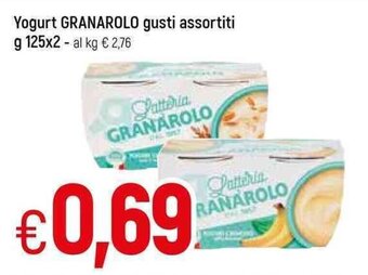 Galassia Yogurt GRANAROLO gusti assortiti g 125x2 offerta
