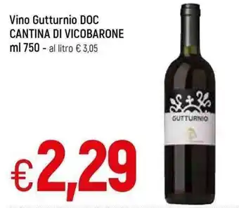 Galassia Vino Gutturnio DOC CANTINA DI VICOBARONE ml 750 offerta