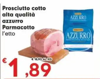 DeSpar Express Prosciutto cotto alta qualità azzurro Parmacotto offerta