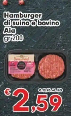 DeSpar Express Hamburger di suino e bovino Aia gr 200 offerta