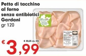 DeSpar Express Petto di tacchino al forno senza antibiotici Gardani gr 120 offerta