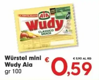 DeSpar Express Würstel mini Wudy Aia gr 100 offerta