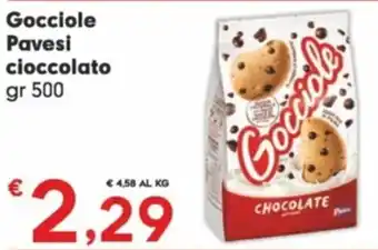 DeSpar Express Gocciole Pavesi cioccolato gr 500 offerta