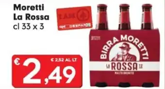 Moretti La Rossa cl 33 x 3