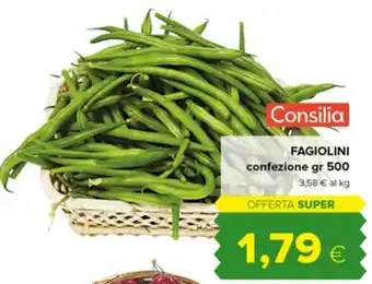 Tigre Consilia FAGIOLINI confezione gr 500 offerta