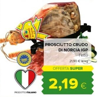 Tigre PROSCIUTTO CRUDO DI NORCIA IGP offerta
