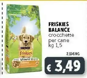 Deco Supermercati Purina Friskies Balance Crocchette Per Cane offerta