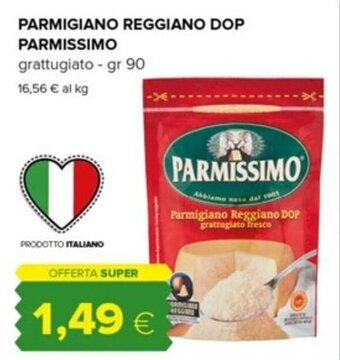 PARMIGIANO REGGIANO DOP PARMISSIMO grattugiato - gr 90