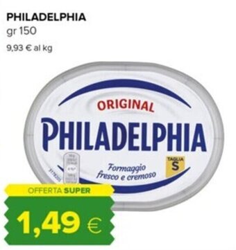 Tigre PHILADELPHIA gr 150 offerta