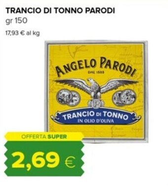 TRANCIO DI TONNO PARODI gr 150