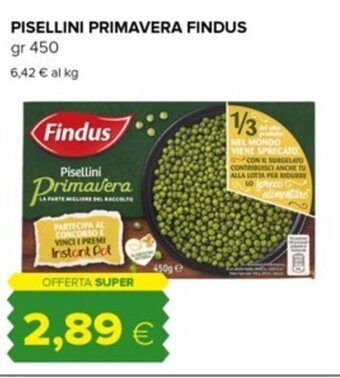 Tigre PISELLINI PRIMAVERA FINDUS gr 450 offerta