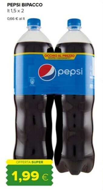 Tigre PEPSI BIPACCO lt 1,5 x 2 offerta