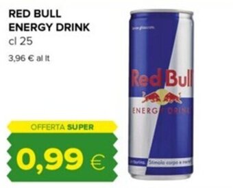 RED BULL ENERGY DRINK cl 25