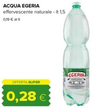 Tigre ACQUA EGERIA effervescente naturale - It 1,5 offerta