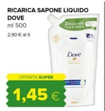 Tigre RICARICA SAPONE LIQUIDO DOVE ml 500 offerta