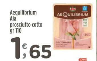 Crai Aequilibrium Aia prosciutto cotto gr 110 offerta