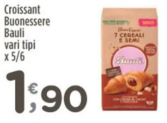 Crai Croissant Buonessere Bauli vari tipi x 5/6 offerta
