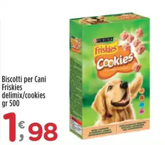 Crai Biscotti per Cani Friskies delimix/cookies gr 500 offerta