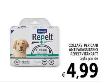 Spazio Conad COLLARE PER CANI ANTIPARASSITARIO REPELT VITAKRAFT offerta