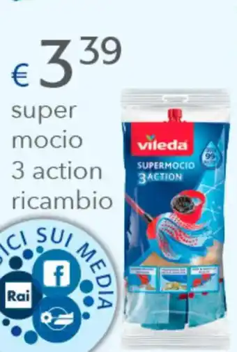 Acqua & Sapone super mocio 3 action ricambio offerta