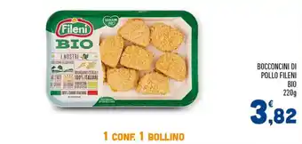 BOCCONCINI DI POLLO FILENI BIO 220g