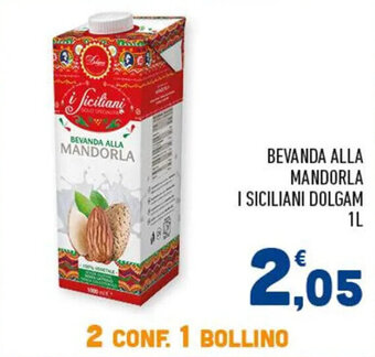 BEVANDA ALLA MANDORLA I SICILIANI DOLGAM 1L