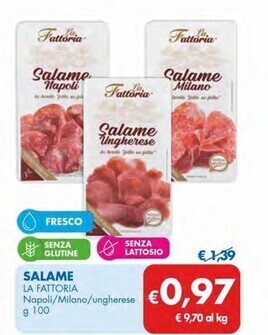 MD Discount La fattoria salame offerta