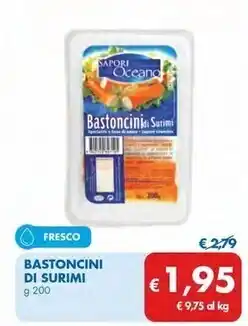 Sapori dell'oceano bastoncini di surimi