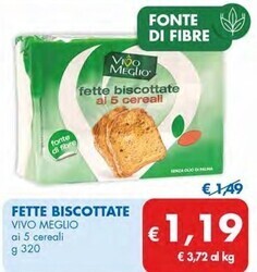Vivo meglio fette biscottate
