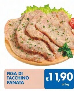 MD Discount Fesa di tacchino panata offerta
